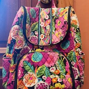 Small Vera Bradley flower print backpack!